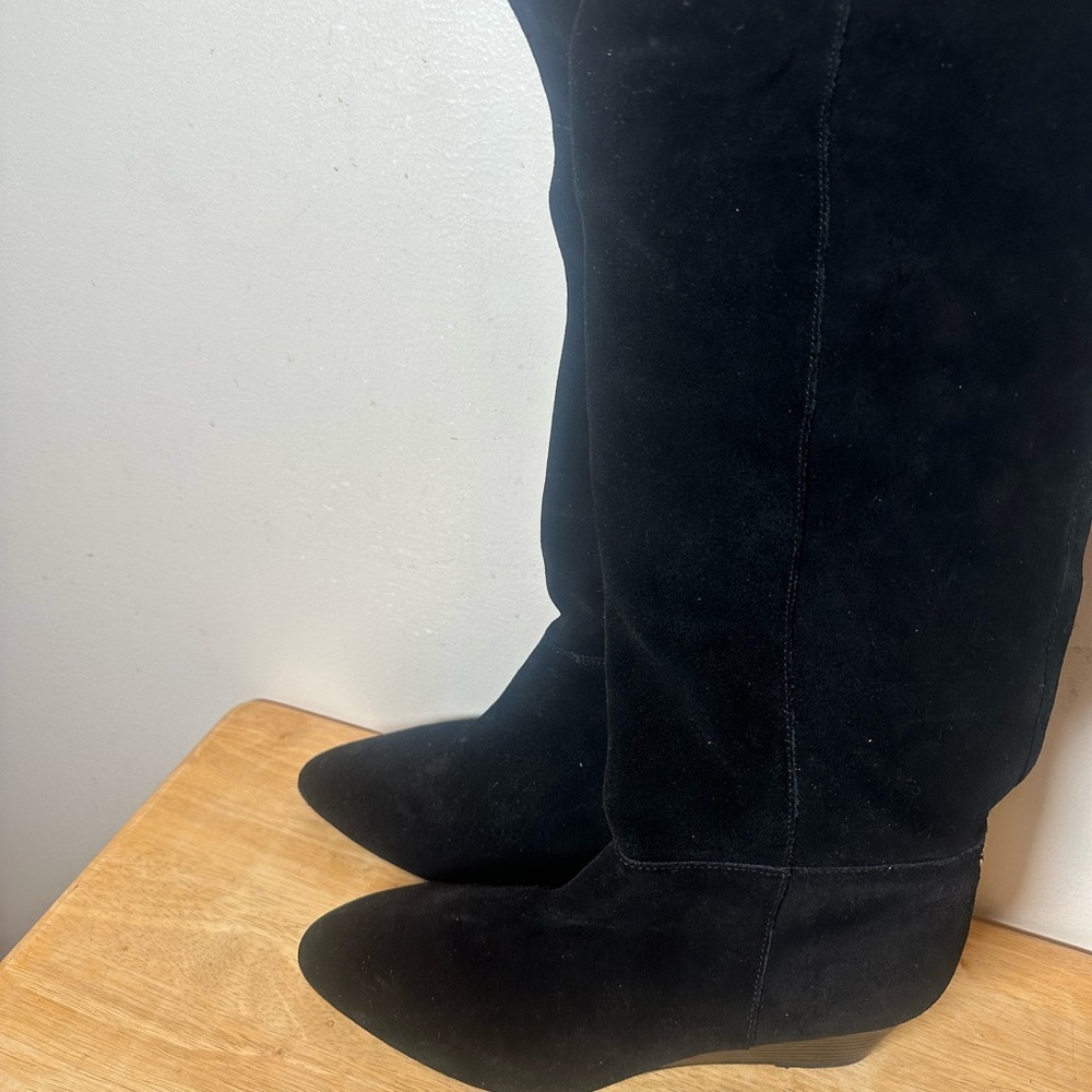 Steve Madden Black Over the Knee Boots
